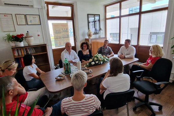 Delegacija Hrvatskog Crvenog križa u posjetu Gradskom društvu Crvenog križa Zadar 